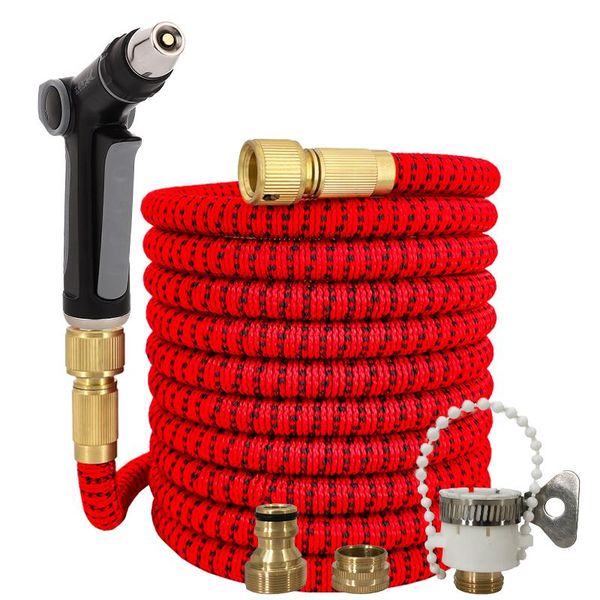 

watering equipments magic hose flexible garden with gun high pressure washer car wash set direct sales