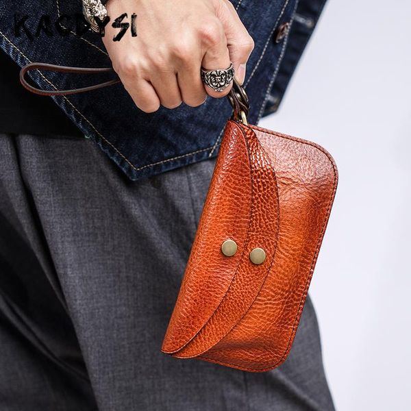 

wallets head layer real leather large men organizer wallet cowhide clutch purse retro man luxury quality coin bag day clutches wristlets, Red;black