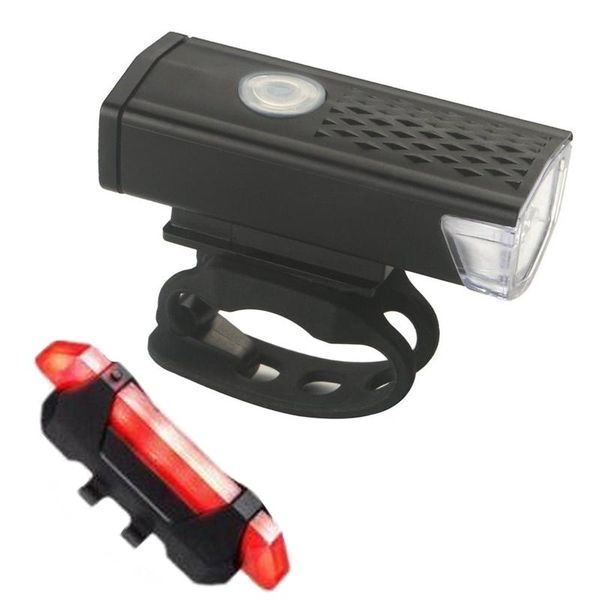 

bike lights bicycle light usb led rechargeable set mountain cycle front back headlight tail lamp