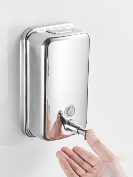 

bath accessory set stainless steel soap dispenser wall mounted bathroom liquid shower gel shampoo 500ml/800ml/1000ml