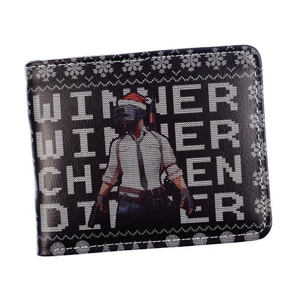 

game pubg wallet with coin pocket card holder mens wallets, Red;black