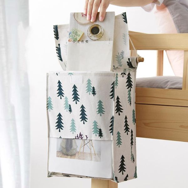 

storage boxes & bins wall hanging bag holder dormitory bedside clothes underwear organizer container snack book sundries rack