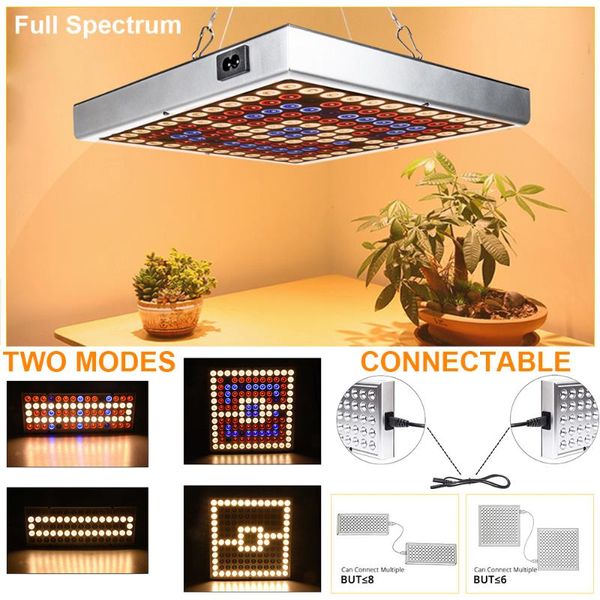

plant grow panel light 25w 45w 72leds 4000k leds chip phyto growth lamp 470nm 395nm 735nm uv ir for plants veg bloom d30 lights
