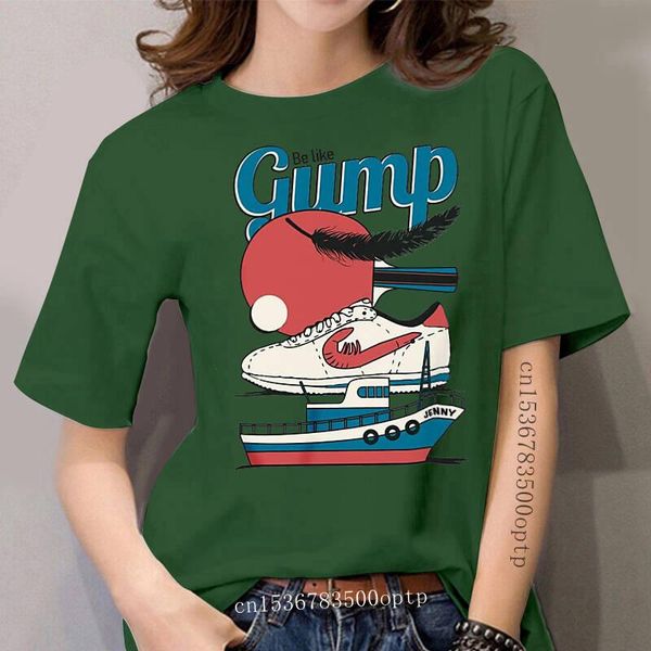 

women's t-shirt forrest gump t shirt gray size s 3xl, White