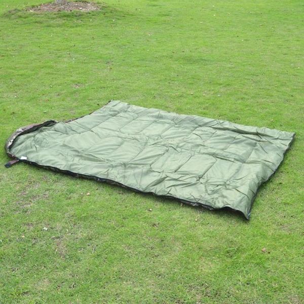 

sleeping bags portable waterproof bag envelope single zip polyester hiking outdoor lazy person gears cam z1g9
