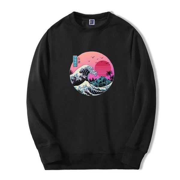 

fashion sunrise men's/women's 2021 spring and autumn men's casual sweatshirts crew neck sweatshirt hoodies &, Black