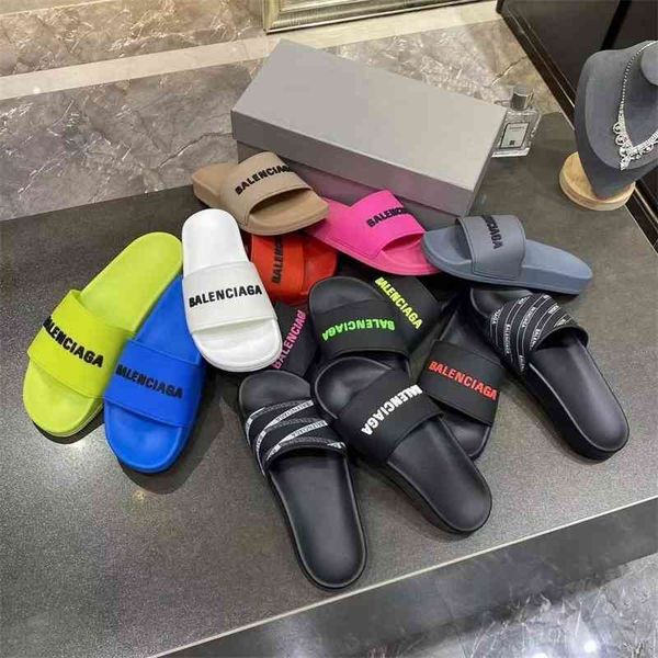 

2021 summer fashion couple sandals men and women slippers, Black