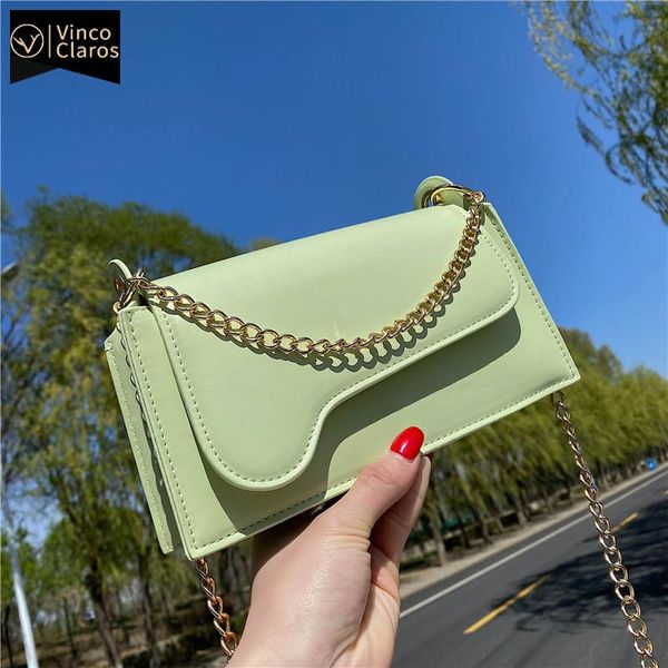 

evening bags fashion baguette shoulder leather purses and handbags luxury designer chains cross body bag woman sac a main