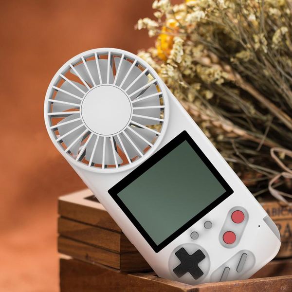 

in 1 video fan game console colorful screen classic retro games mini portable handheld players four wind speed
