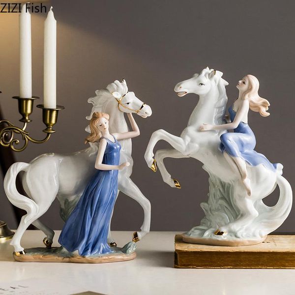 

decorative objects & figurines european style ceramic statue small ornaments children's birthday gift home decoration