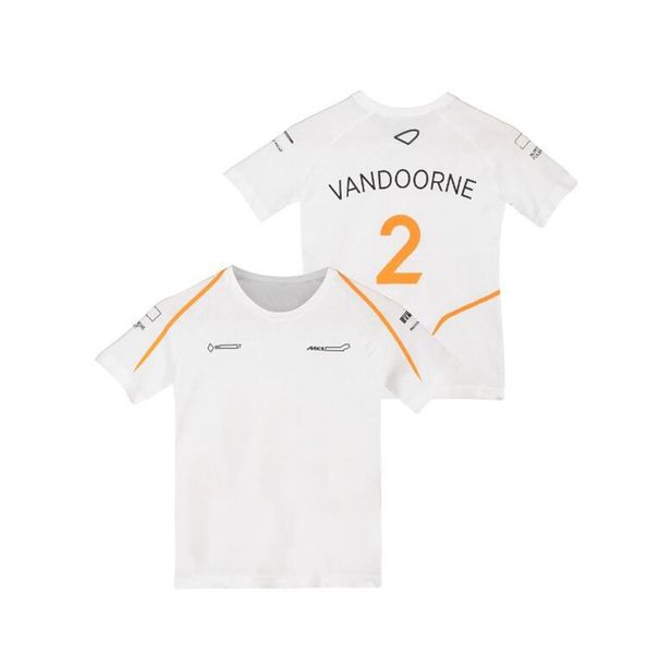 

[special offer] 2021f1 mcl racing fans quick-drying short-sleeved norris round neck t-shirt formula one ricardo racing suit team polo large