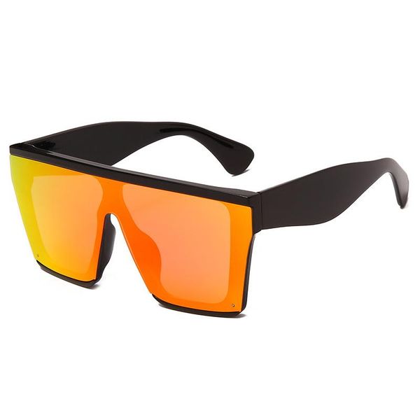 

sunglasses ms 2021 fashion men square conjoined big frame glasses and colorful uv400. 10770, White;black