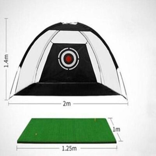 

golf training aids indoor outdoor 2m 3m width practice net hitting cage garden grassland tent equipment