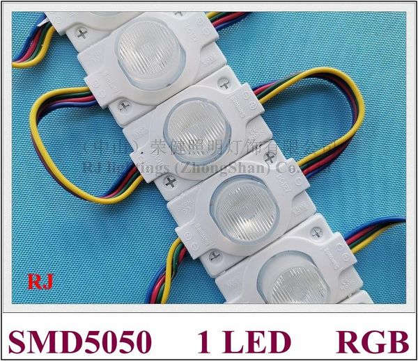 

injection with lens rgb led light module smd waterproof ip65 dc12v 0.24w 48mm*32mm*13mm modules