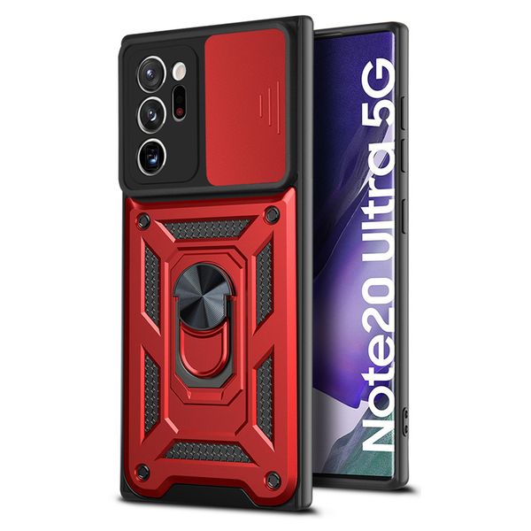 

armor ring stand cases camera lens protector shockproof magnetic holder back cover case for samsung galaxy a71 note 20 s21 plus ultra