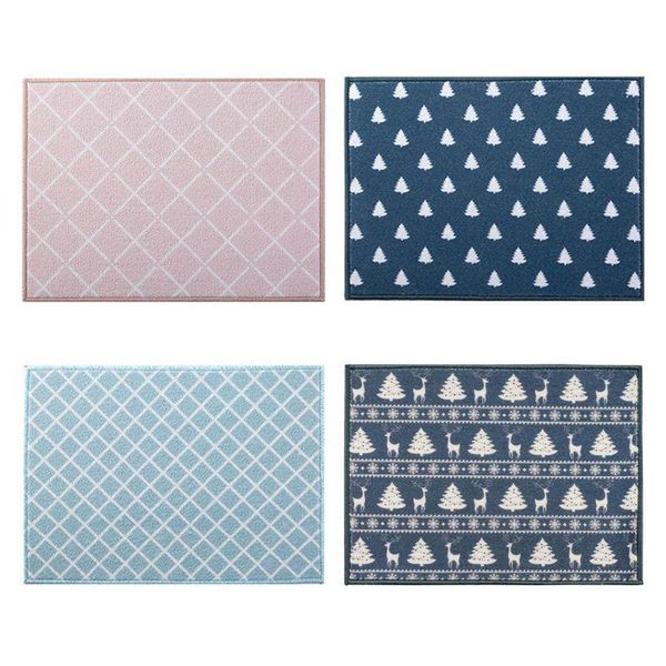 

mats & pads kitchen countertable placemat coral velvet drying mat dish cup pad m68e