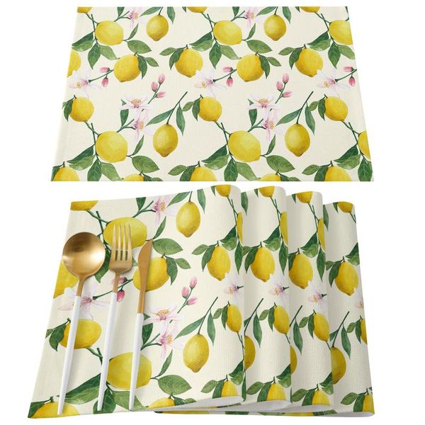 

mats & pads fruit flower summer table for dining kitchen accessories modern home decor car
