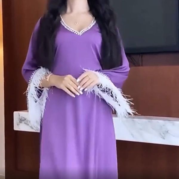 

ethnic clothing eid dresses abayas for women feathers kaftan abaya dubai turkey muslim hijab dress islam vestidos robe musulman femme, Red