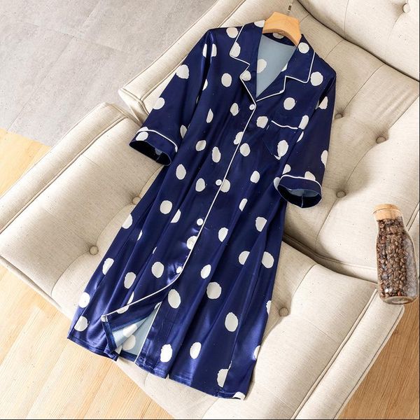 

oversize 3xl sleep robe shirt womens sleepwears nightdress home wear nightgown silky gown sleepshirts bathrobe, Black;red