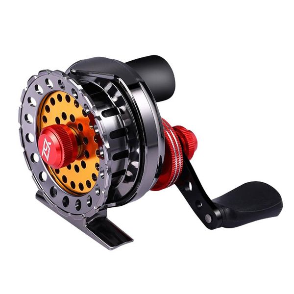 

all metal fishing reels anti-slip left right hand magnetic brake handle front raft wheel winter ice supplies baitcasting