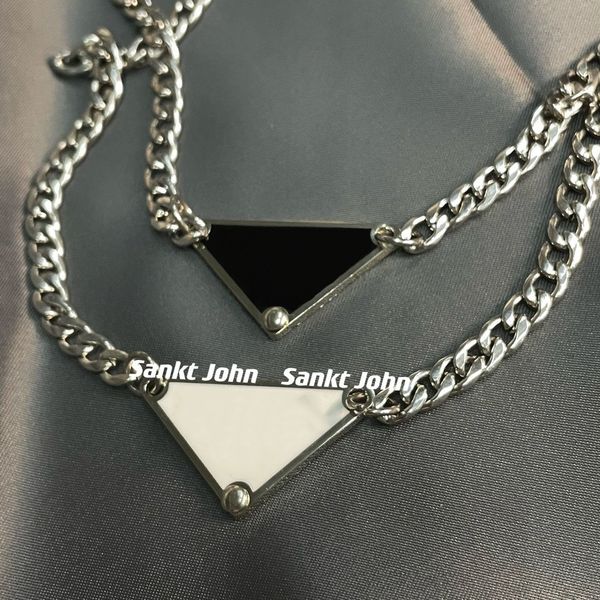 

new style stainless steel fashion t necklace jewelry heart-shaped pendant love necklaces for wans women's party wedding gifts wholesale, Silver