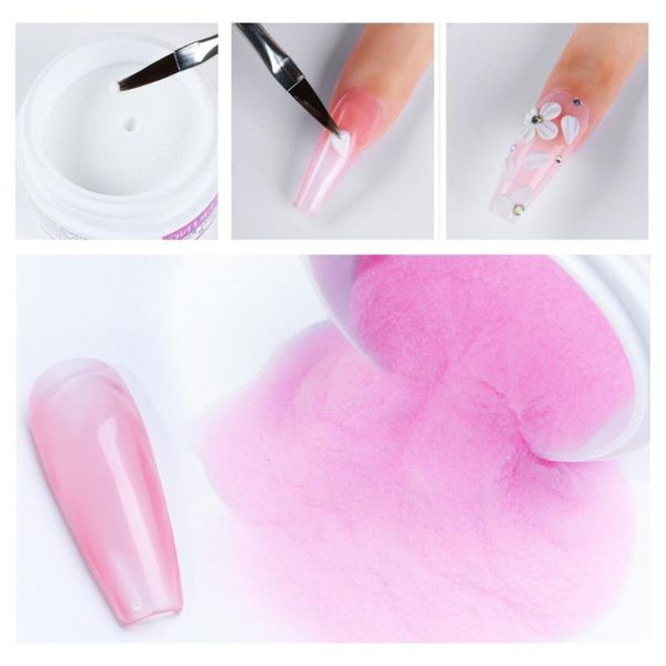 

nail glitter 23g art powder gentle diy sticking ornaments nails polymer 3d gel tips builder for home use, Silver;gold