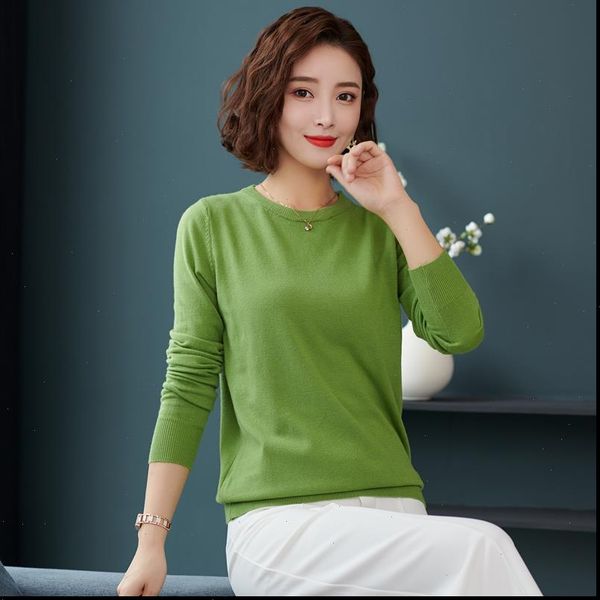 

womens sweaters women pullovers winter jumpers knitwear long sleeved round necked pure color cashmere sweater woman drop, White;black