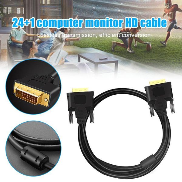 

high speed cable dvi-d male to video 2k dvi 24+1 dual link adapter for dvd vdx99 cables & connectors