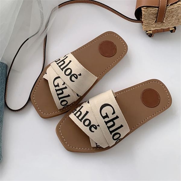 

slippers letter 2021 new slippers for women to wear in summer zly, Black