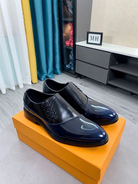

men classic party wedding dress shoes fashion slip on leisure driving shoes mens brand designer platform office flats size 38-44, Black