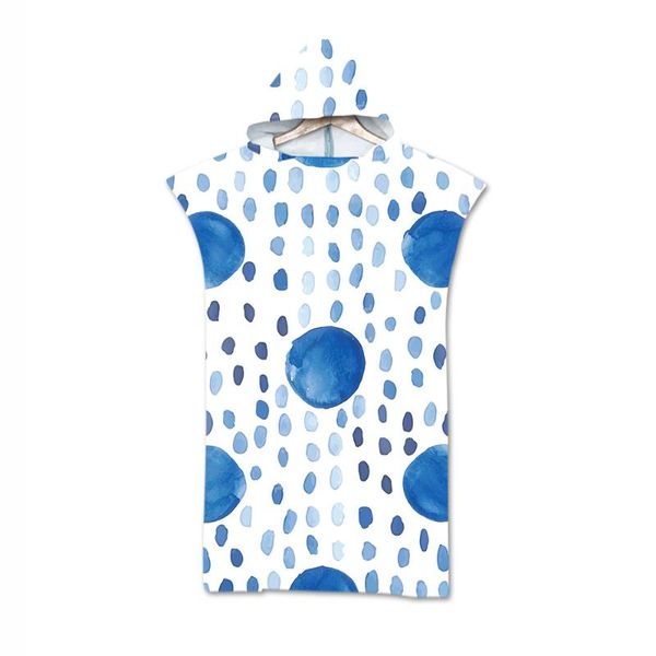 

towel geometric printed microfiber bath beach with hood hooded robe poncho for swimming surf man woman bathrobe beachwear