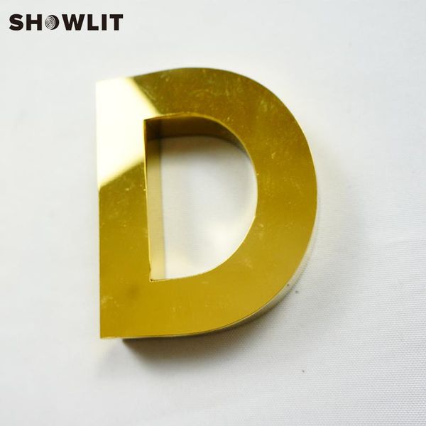 

custom made 3d letters mirror stainless steel and signs other door hardware
