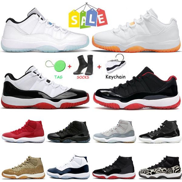 

2022 new jumpman 11 women mens basketball shoes 11s animal instinct concord blue white bred 25th anniversary cool grey sneakers mens trainer, White;red