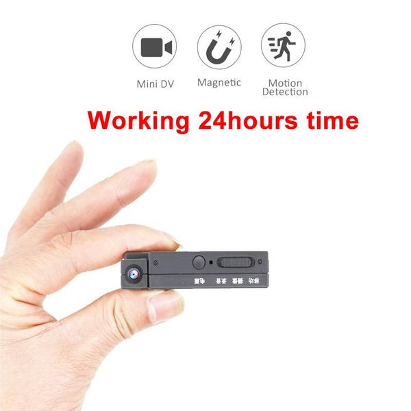 

mini cameras working 24hours portable magnetic md13 camera body voice video recorder micro camcorder with motion detection