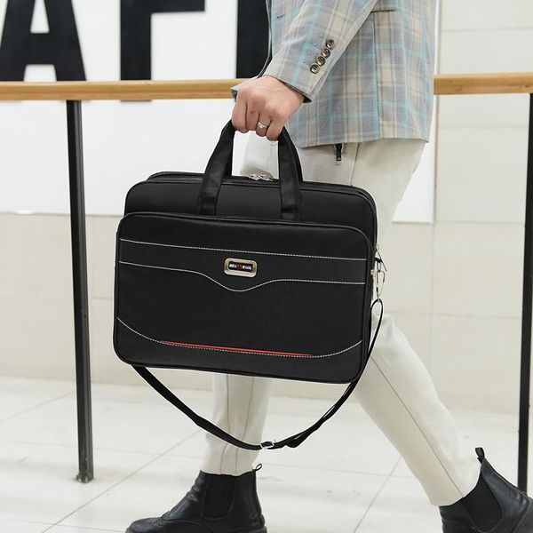 

duffel bags men's handbags waterproof wear-resistant briefcase leisure business oxford cloth