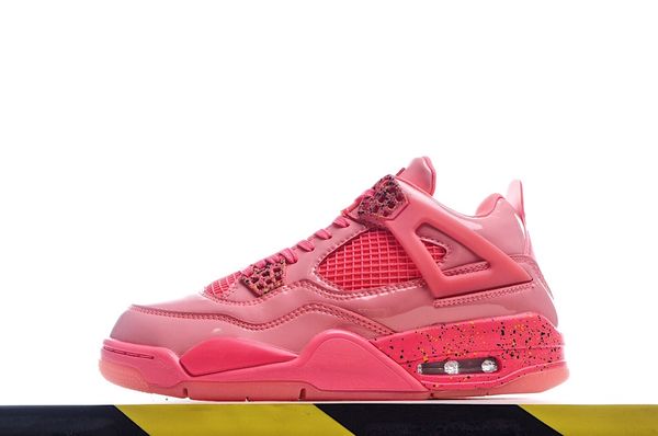 

jumpman 4s pink candy sports basketball shoes for men and women 36-46