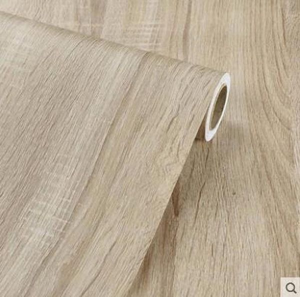 

wallpapers pvc waterproof removable wood grain stickers self-adhesive wallpaper wardrobe cabinet table furniture renovation