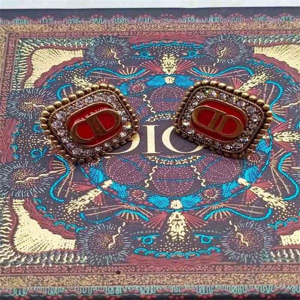 

designer jewelry drop fashion brass earrings 925 silver needle tzml