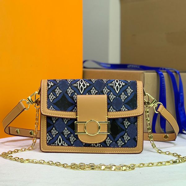 

lady flap messenger bag quality old flower crossbody handbag classic buckle wallet leather shoulder long strap