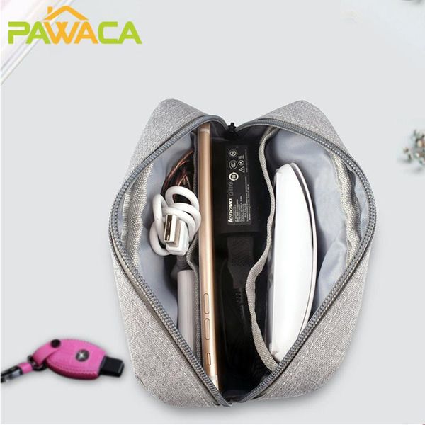 

storage bags portable digital bag waterproof electronic accessories organizer pouch case for cable power bank charger earphone travel
