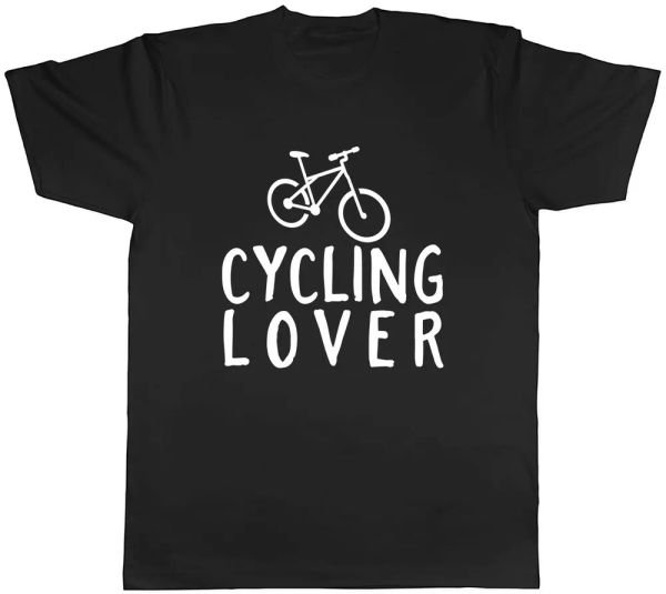 

cycling lover mens t-shirt tee, White;black