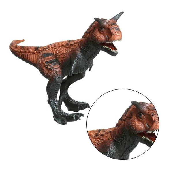 

imitation model toys carnotaurus ornament vivid mini deskdecor party decoration