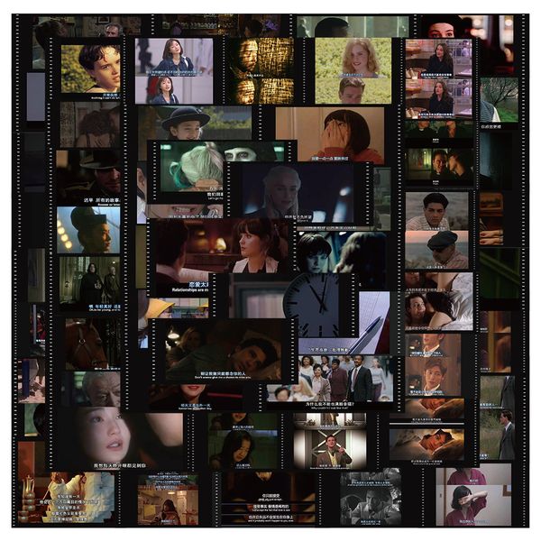 

50 pcs mixed graffiti skateboard stickers screens of classic movie lines for car lapfridge helmet pad bicycle bike motorcycle ps4 book guita