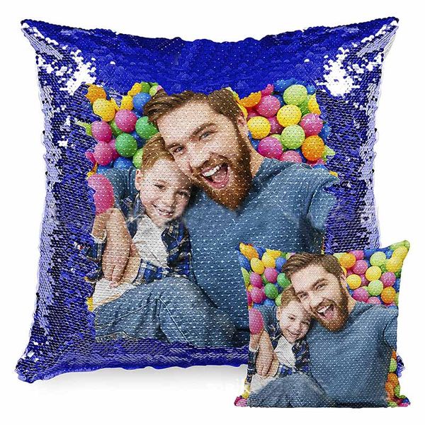 11 Farben DIY Sublimation Blank 40*40 Pailletten Couch Kissenbezüge Kreativität Mode Kissenbezug Dekoration Geschenk Pillowslip