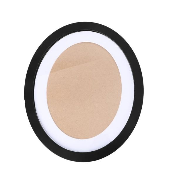 

frames 10 inch classic oval wood picture frame wall hanging decoration - send seamless nail and (black)