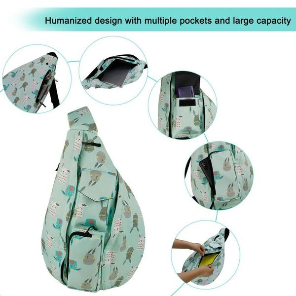 

outdoor bags multi-purpose waterproof rope bag cotton cross body sling large capacity use crossbody chest