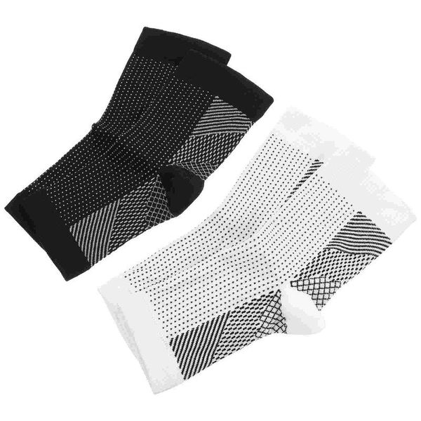 

wrist support 4pcs ankle sleeves sock useful recovery braces, Black;red
