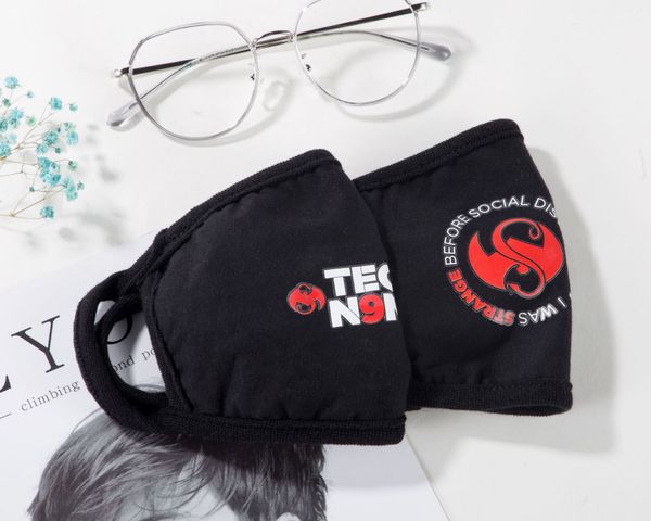 

printed cotton dust mask washable double layer knitted cotton ear