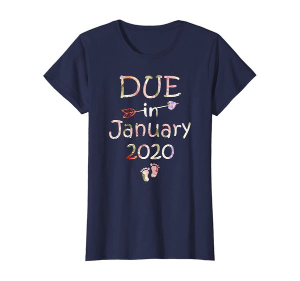 

Womens Womens Pregnancy Announcement Shirt Due Date January See You, Mainly pictures