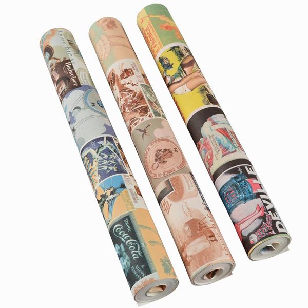 

american retro nostalgic english alphabet wallpaper loft beauty poster bar homestay personality ktv wallpapers